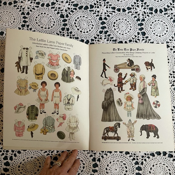 Vintage: Antique Lettie Lane Paper Dolls, Sheila Young,1981 - Picture 4 of 12